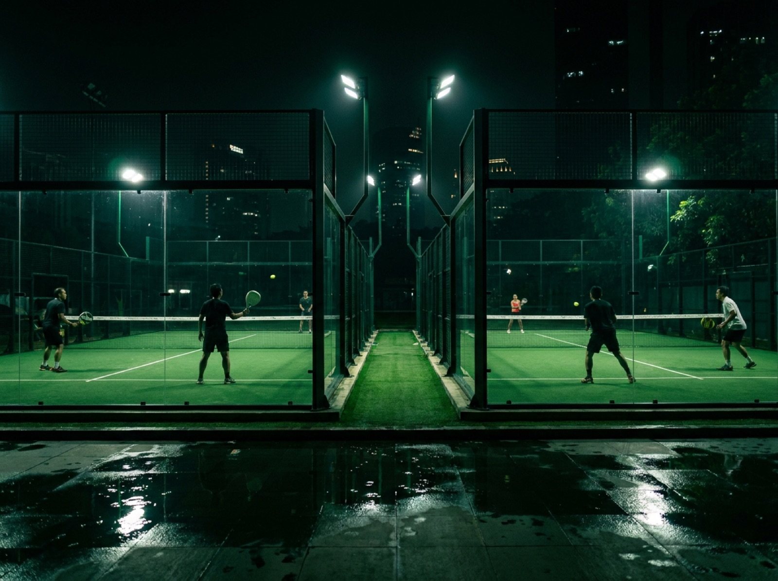 Harga sewa padel Jabodetabek 2026: median Rp 180.000, jam sibuk naik 33%